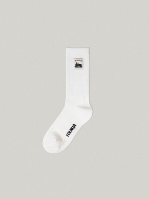 DUR WOOL SOCKS [WHITE]