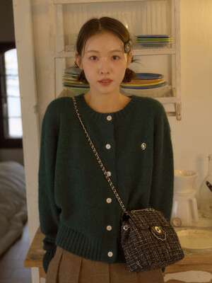 ANC CLASSIC MINI SHOULDER BAG_TWEED BLACK