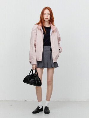 UNISEX MODERN HARRINGTON JACKET LIGHT PINK_UDJU5A111P1