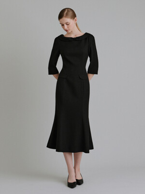 MOANA DRESS_BLACK