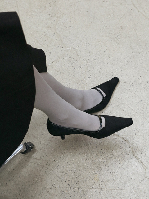 에퓨레 RIET Suede Hole Pumps (3color)