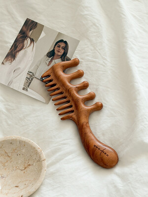 힐란드 원목 두피 괄사