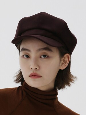 CASTRO BERET / T SUEDE / D WINE