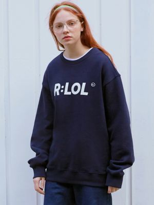 (TS-19701) R:LOL BASIC SWEATSHIRT NAVY