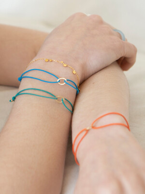 rubber band bracelet (9colors)