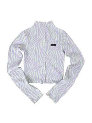 Zebra Half Neck Top (3 color)