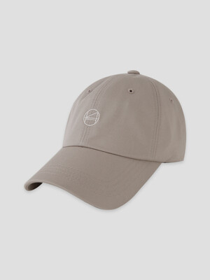 BASEBALL CAP WITH EMBROIDERED LOGO (BEIGE)