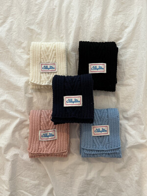 Arrow Knit Mini Muffler (5 Colors)