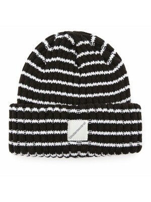 BEANIE / PIN STRIPE / BLACK