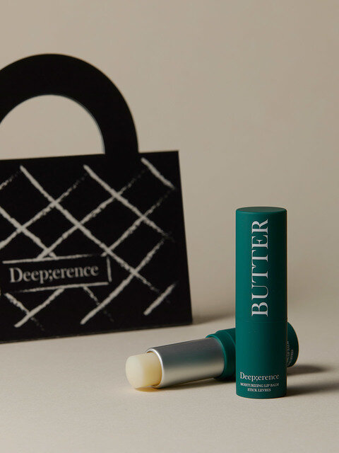 립메이크업 - 딥퍼랑스 (DEEPERENCE) - 선물 포장 모이스쳐라이징 립밤 버터