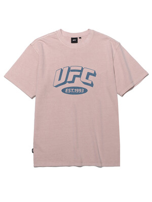 UFC 아치 로고 릴렉스핏 반팔 티셔츠 라이트 코랄 U2SSU2337LC
