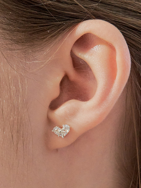 주얼리 - 앵브록스 (ENGBROX) - pixie ribbon cubic earring