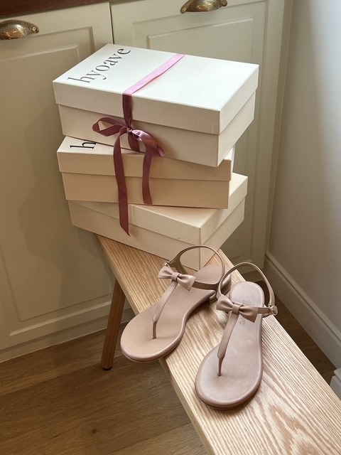 샌들 - 효에이브 (hyoave) - Liv Ribbon Sandals - Tan