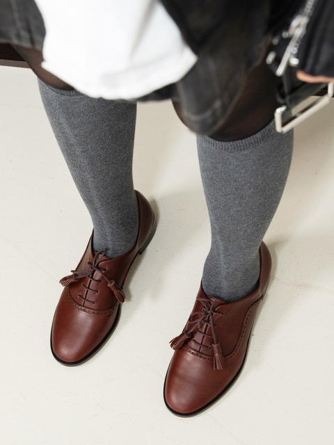플랫슈즈,로퍼 - 마리링고 (MARYRINGO) - NO. Sienna Tassel Loafer _ Brown