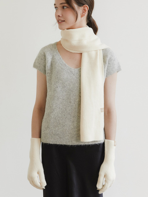 패션액세서리,스카프/머플러 - 할렌 (halden) - premium muffler gloves set (M024_ivory)