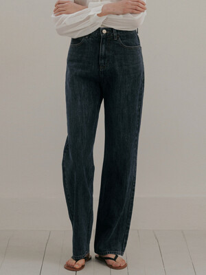 straight fit jeans (deep blue)