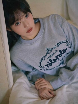 VINTAGE LOGO SWEATSHIRT MELANGE GRAY