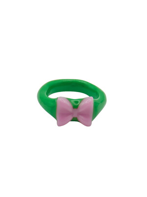 promise ribbon ring-green