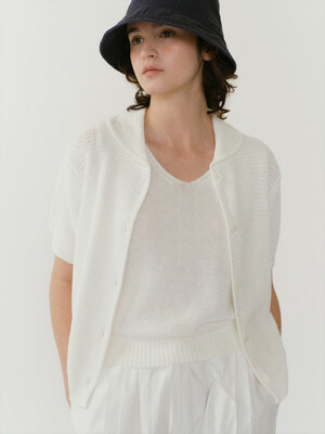 Sammy Knit Cardigan (Ivory)