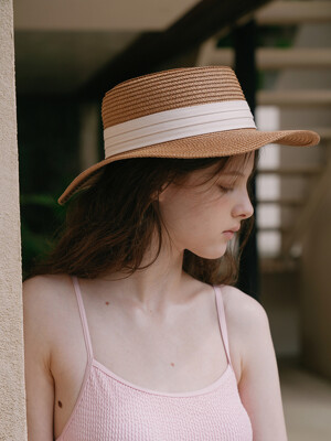 Straw Panama Hat - Ivory