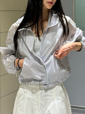 쉬어 크롭 바람막이 점퍼_KD2JPG2101F_LGY