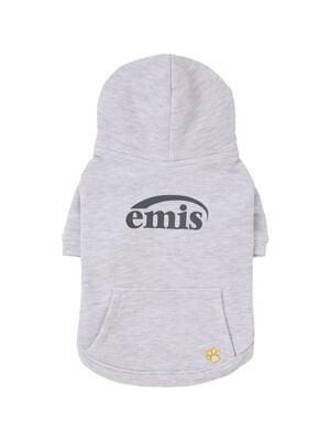 [PET] NEW LOGO BIG HOODIE-MELANGE GRAY