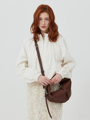 LUVIN BAG SMALL COW LEATHER BROWN 러빈백 스몰 소가죽 브라운