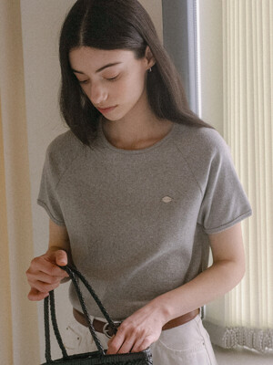 Floral sleeve volume t-shirt TISU03TS05_Melange