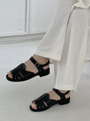 글레디 스트랩 피셔맨 샌들 s25s307bk_black (2.5cm)