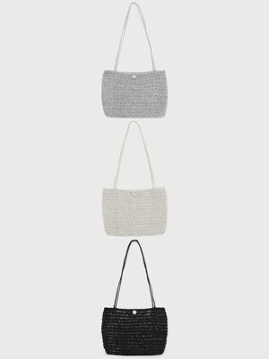 SHINE MINI KNIT BAG_3COLORS