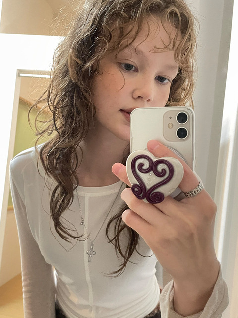 엔프프 odette heart tok-white
