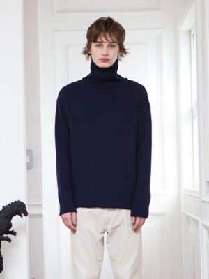 CASHMERE KNIT NAVY