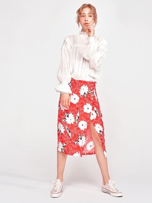 234 print wrap skirt