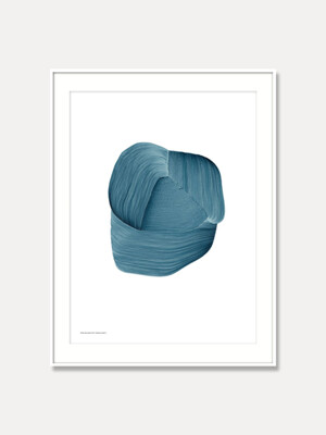 [로낭 부홀렉] Ronan Bouroullec - DRAWING 3,Blue (액자포함) 50 x 67.5 cm