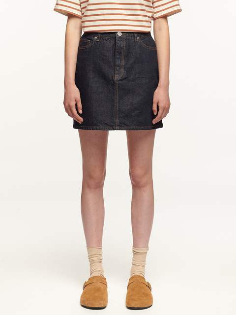 데님 - 에프알알더블유 (FRRW) - Mini Denim Skirt