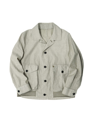 reed field double pocket jumper - l.beige