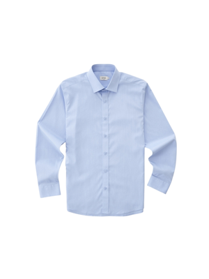 클래식핏 모달 툭 셔츠 (블루)