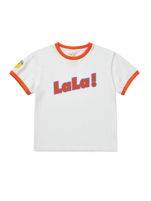 LaLa Kids Twotone T-shirt(라라 키즈 투톤 티)[Orange]