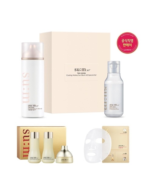 선케어 - 숨37도 (sum37˚) - [혜택+]선어웨이 쿨링선AD 100ml 증량 기획세트
