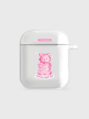 pink light gummy [clear 에어팟케이스 시리즈]