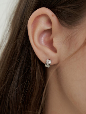 Hemi heart Earring