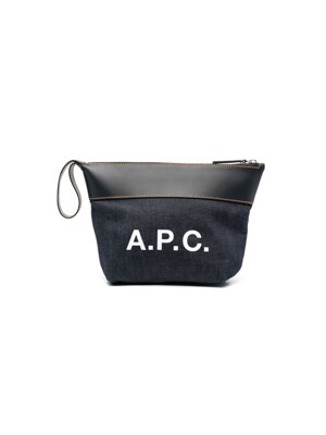 [당일]23FW APC 로고 악셀 파우치 CODDP M63526 IAK