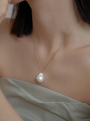 14K Baroque Pearl Necklace