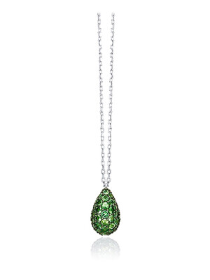 Sweet Drops Necklace _ vivid green