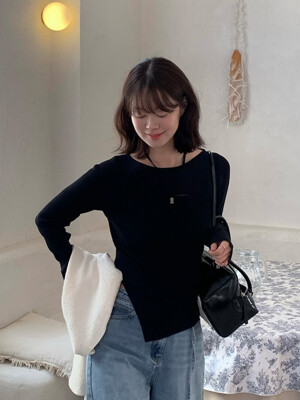 [별밤PICK] JOSIET HALTER NECK KNIT(T-7006)