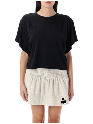 [이자벨마랑 에뚜왈] SS25  반팔 티셔츠 TS0048FBB1N17E01BK