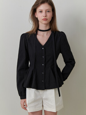 Parfait v blouse (black)