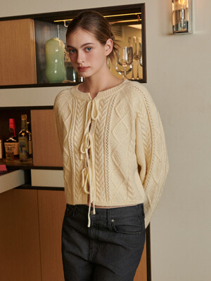 Fisherman Cable Wool Knit [2 colors]