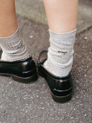 MILO RIBBED SOCKS_3COLORS SET