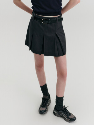 레일라 플리티드 미니 스커트 / LEILA PLEATED MINI SKIRT_2colors